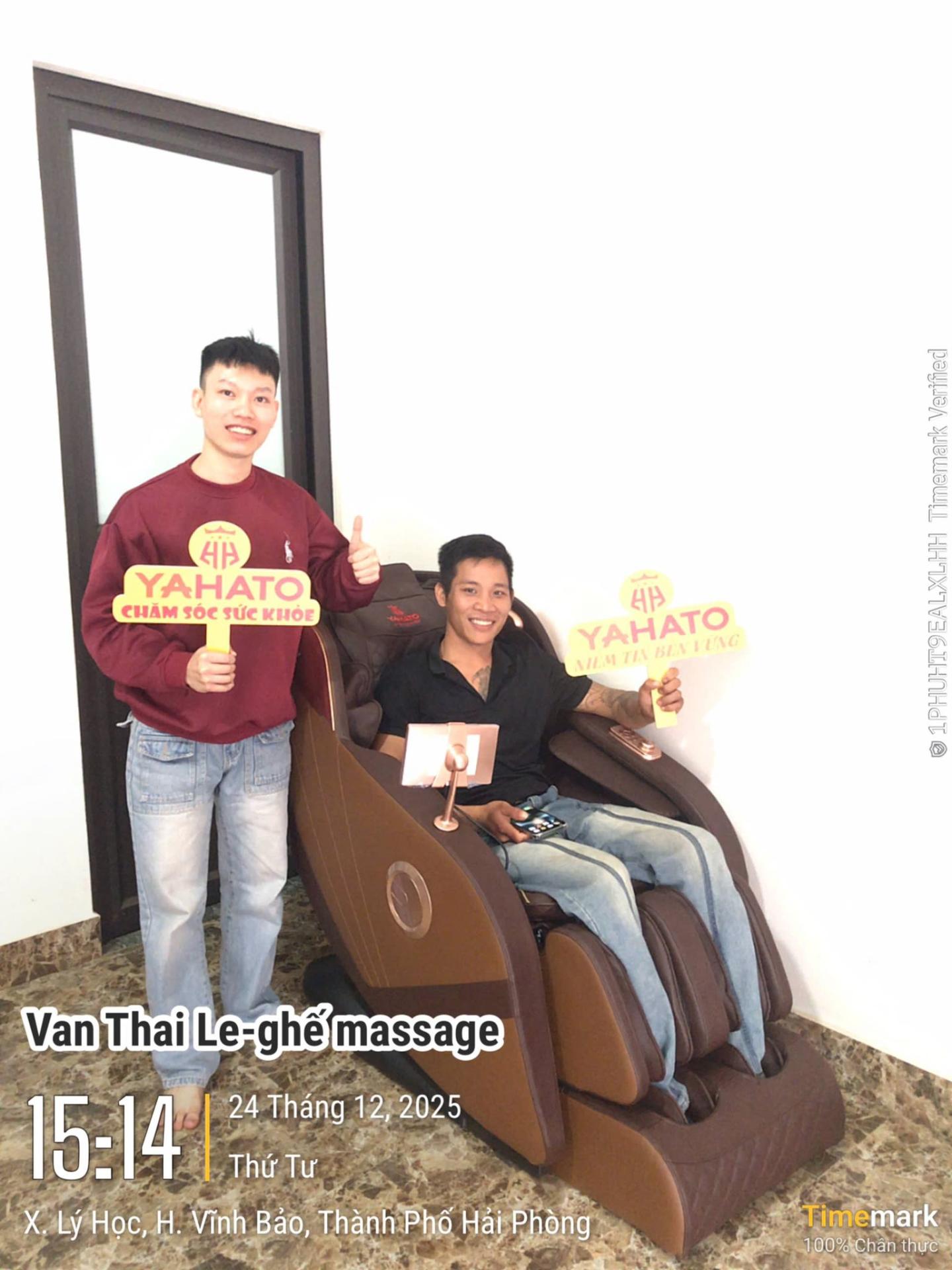 Thư gian cơ thể tại nhà cùng ghế massage Yahato