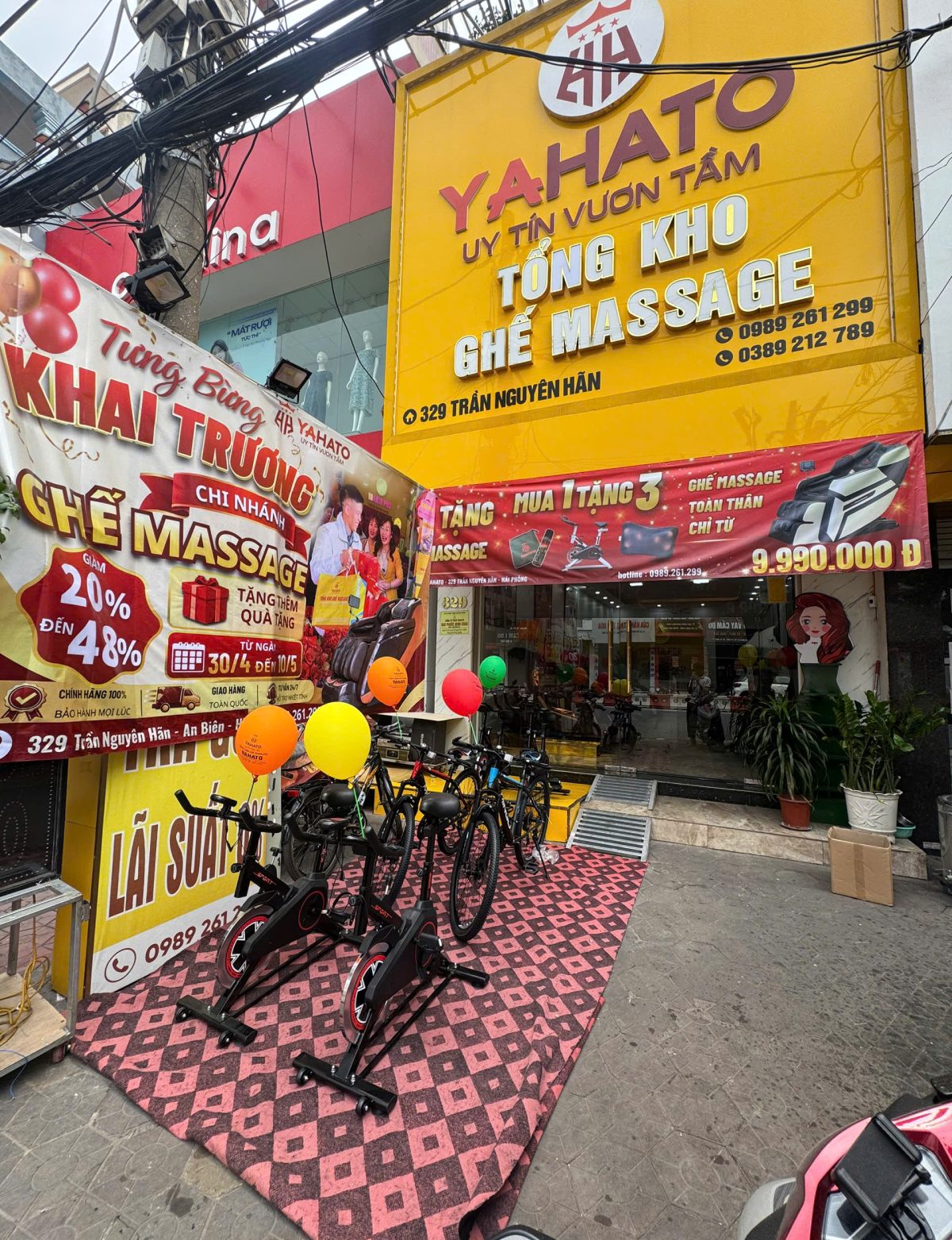 Tổng Kho Ghế Massage YAHATO Khai Trương Chi Nhánh Mới Tại Hải Phòng Với Hàng Loạt Ưu Đãi Lớn