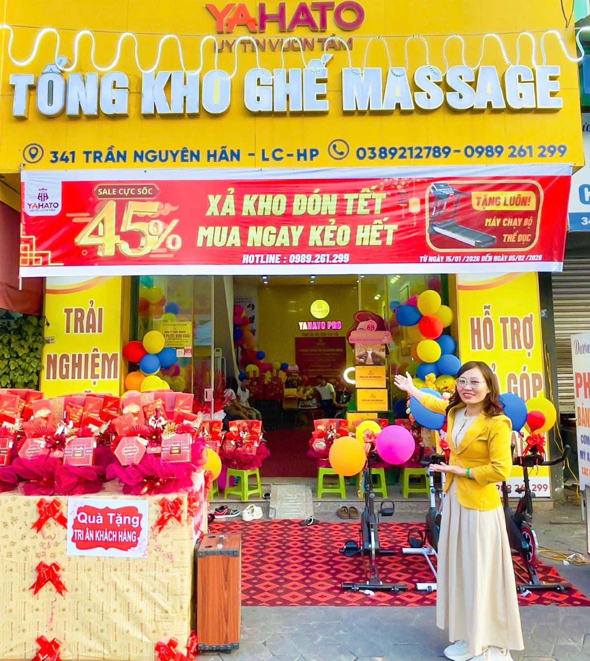 YAHATO 341 Trần Nguyên Hãn – Showroom Ghế Massage Chính Hãng Tại Hải Phòng