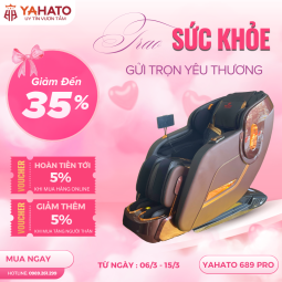 Ghế massage YA- 689 PRO (bản cao cấp 8D)