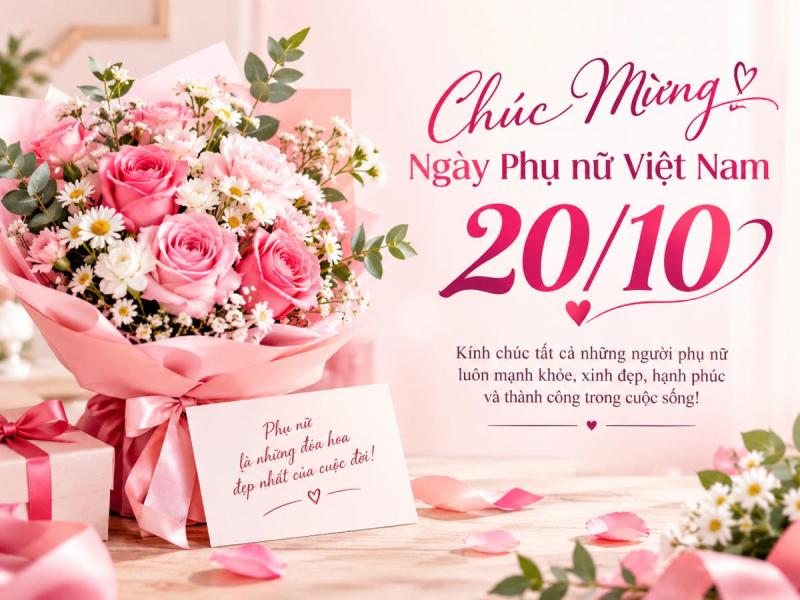   
          Chúc Mừng Ngày Phụ Nữ Việt Nam 20/10 – Gửi Trọn Yêu Thương Đến Những Người Phụ Nữ Tuyệt Vời