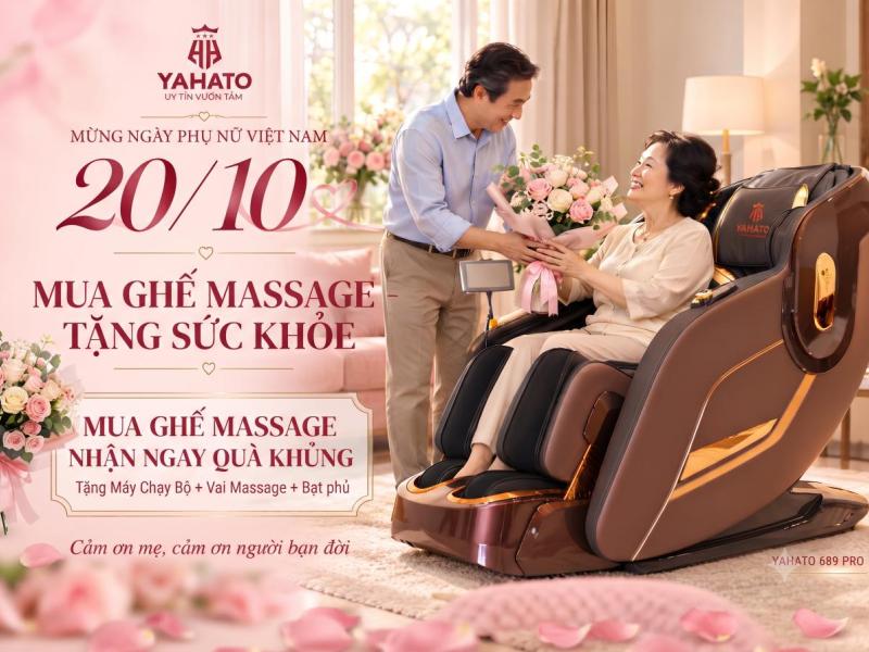   
          Ưu đãi ghế massage Yahato mừng ngày Phụ nữ Việt...