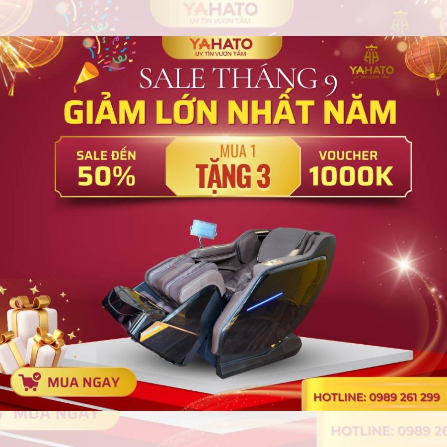   
          GHẾ MASSAGE YAHATO AI-919 PRO – CÔNG NGHỆ 6D ĐỈNH...