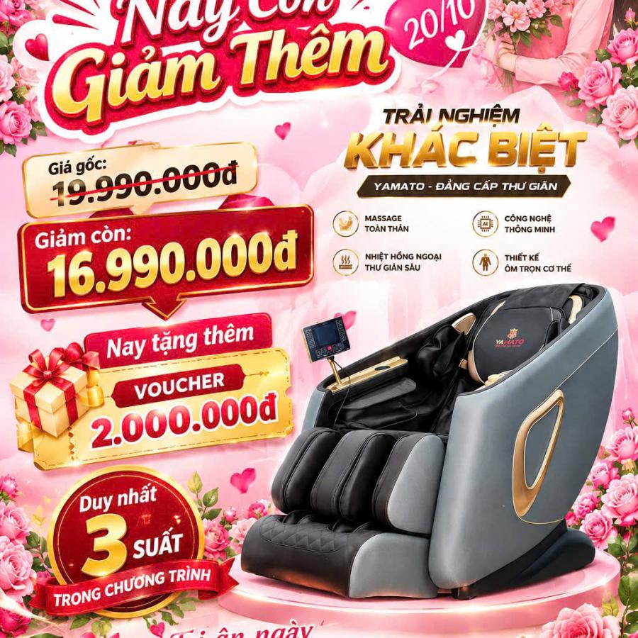 Ghế Massage YAHATO HT68 